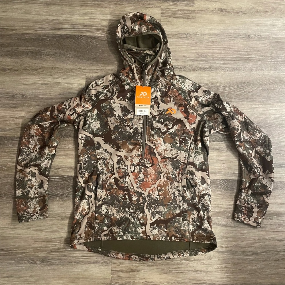 NWT First Lite Origin Hoodie Specter Large